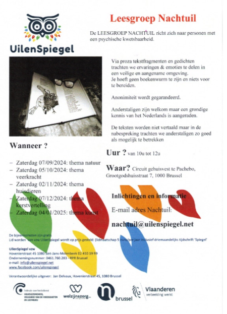 Uilenspiegel poster september LeesUil