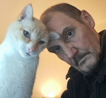 Philip en zijn kat Hap